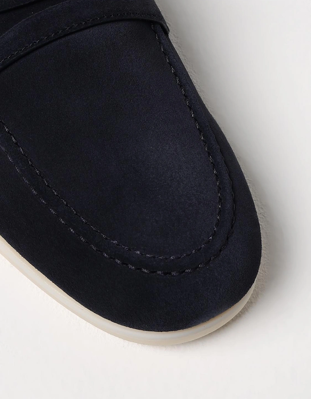 Suede Penny Loafers Classic Style