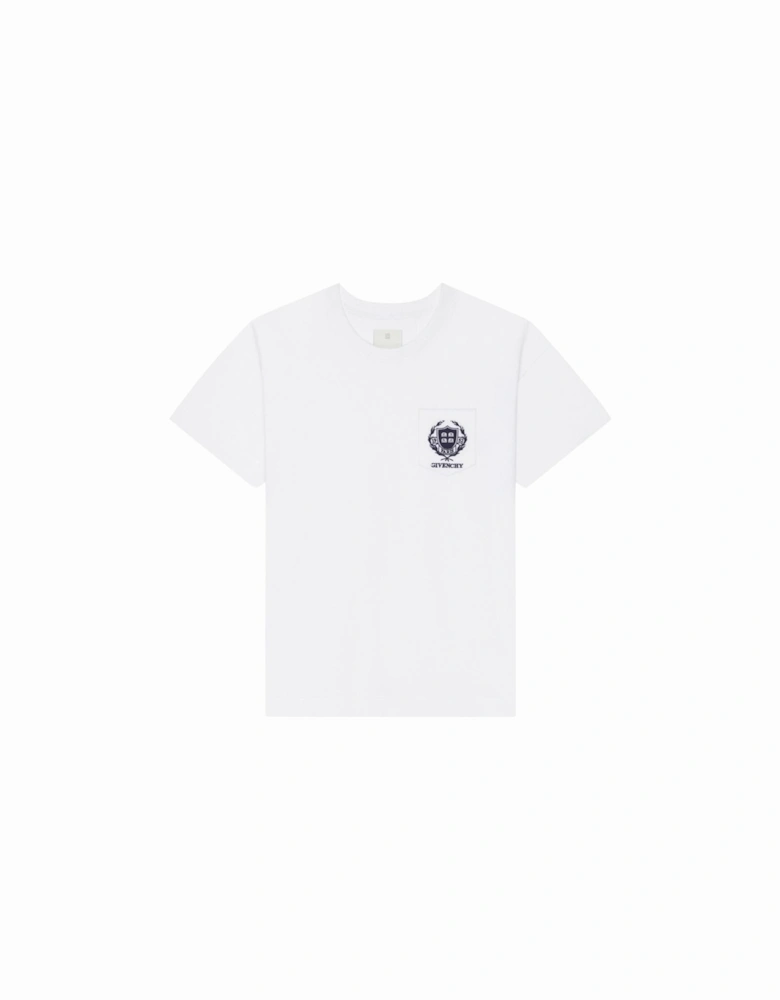 Crest Logo T-Shirt in White