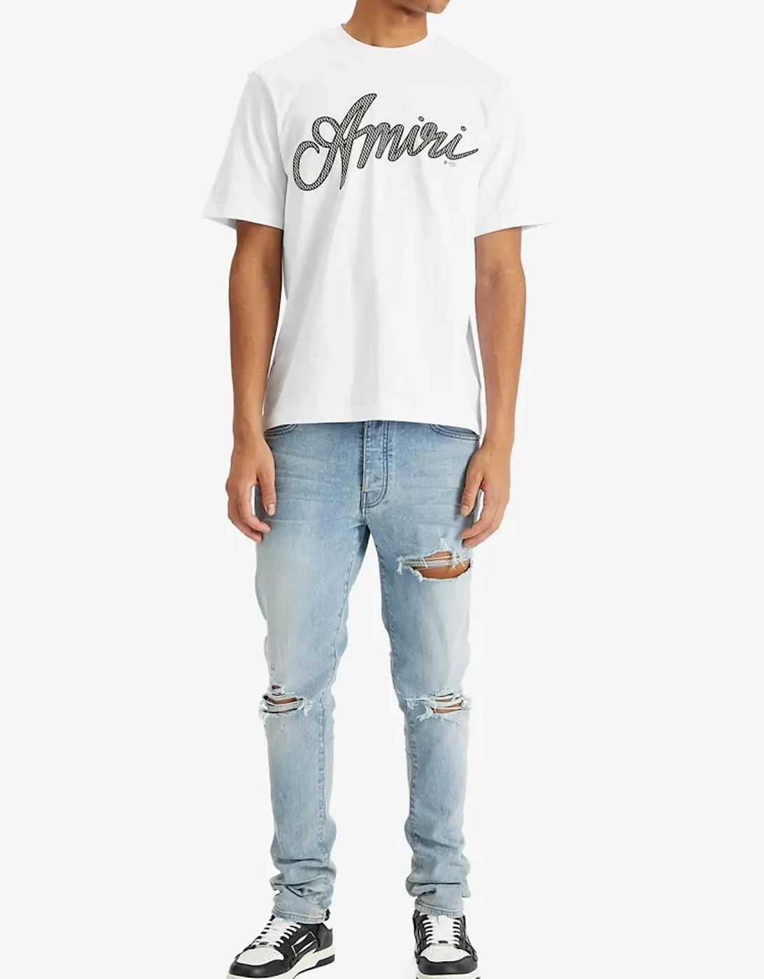 Script Logo T-Shirt in White