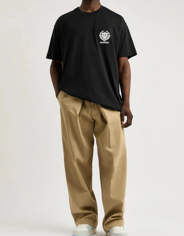 Crest Logo T-Shirt in Black