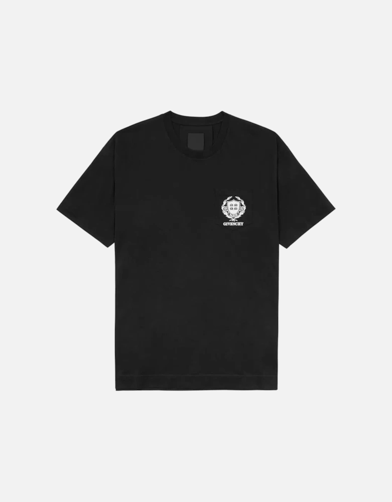 Crest Logo T-Shirt in Black