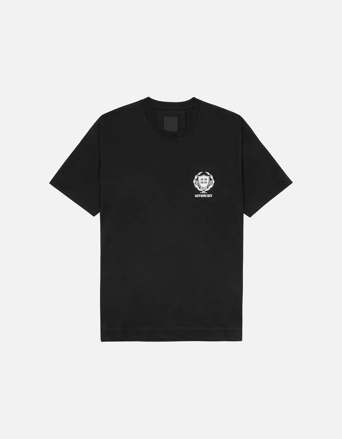 Crest Logo T-Shirt in Black, 6 of 5