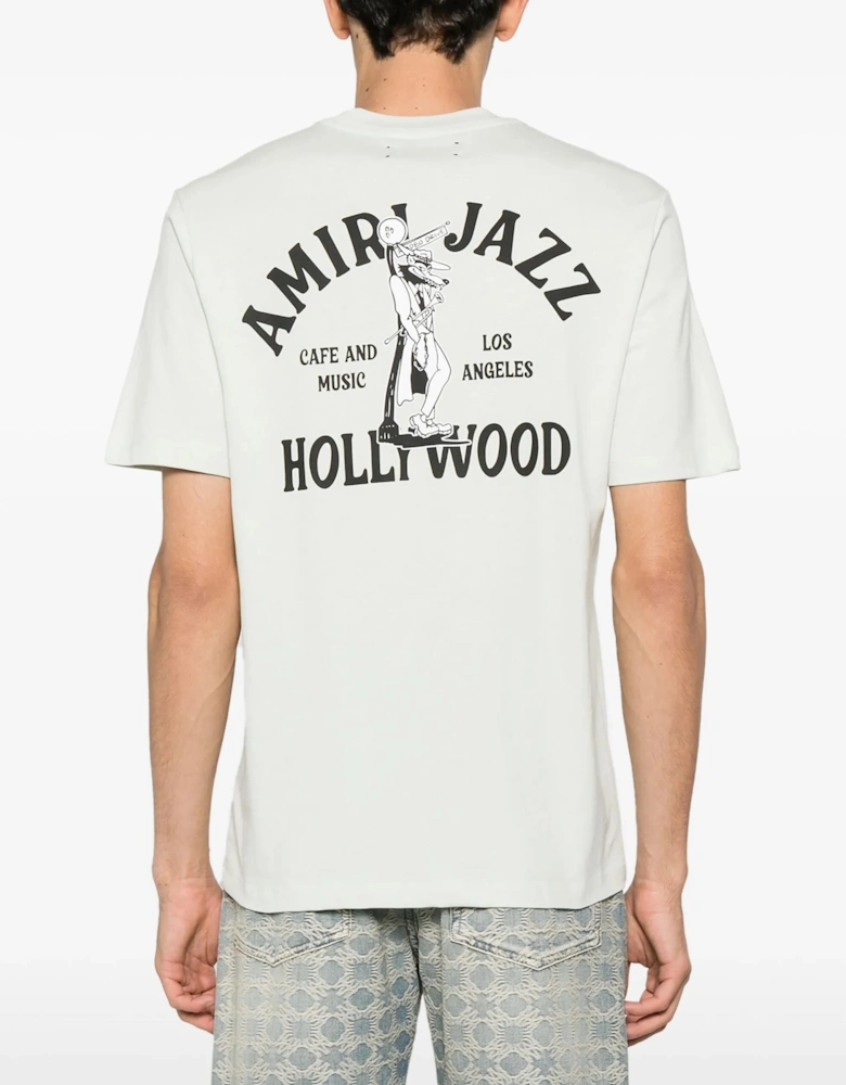Jazz Wolf T-Shirt in White