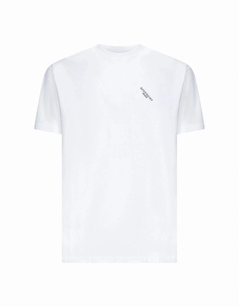 Shadow Print T-Shirt in White