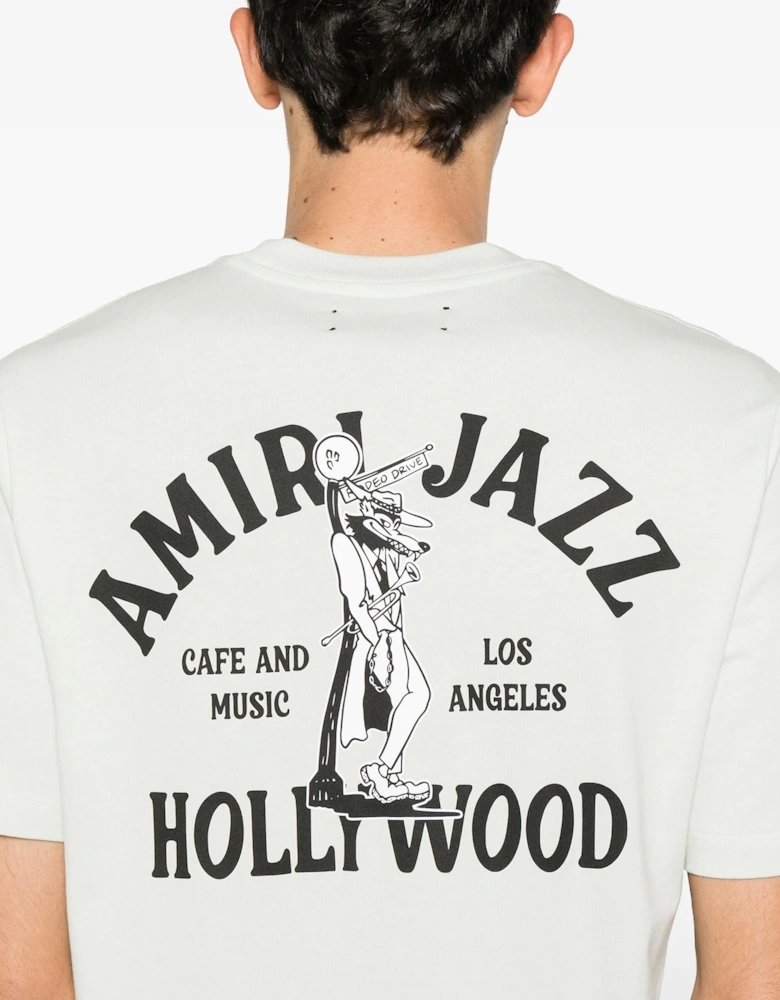 Jazz Wolf T-Shirt in White