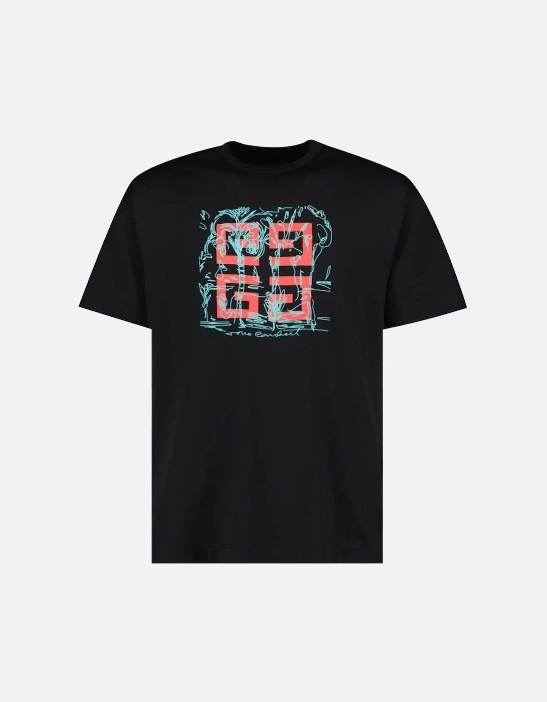 Embroidered 4G Logo Print T-Shirt in Black, 5 of 4