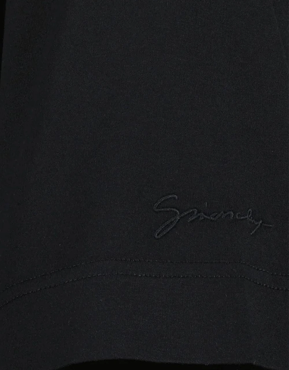Embroidered 4G Logo Print T-Shirt in Black