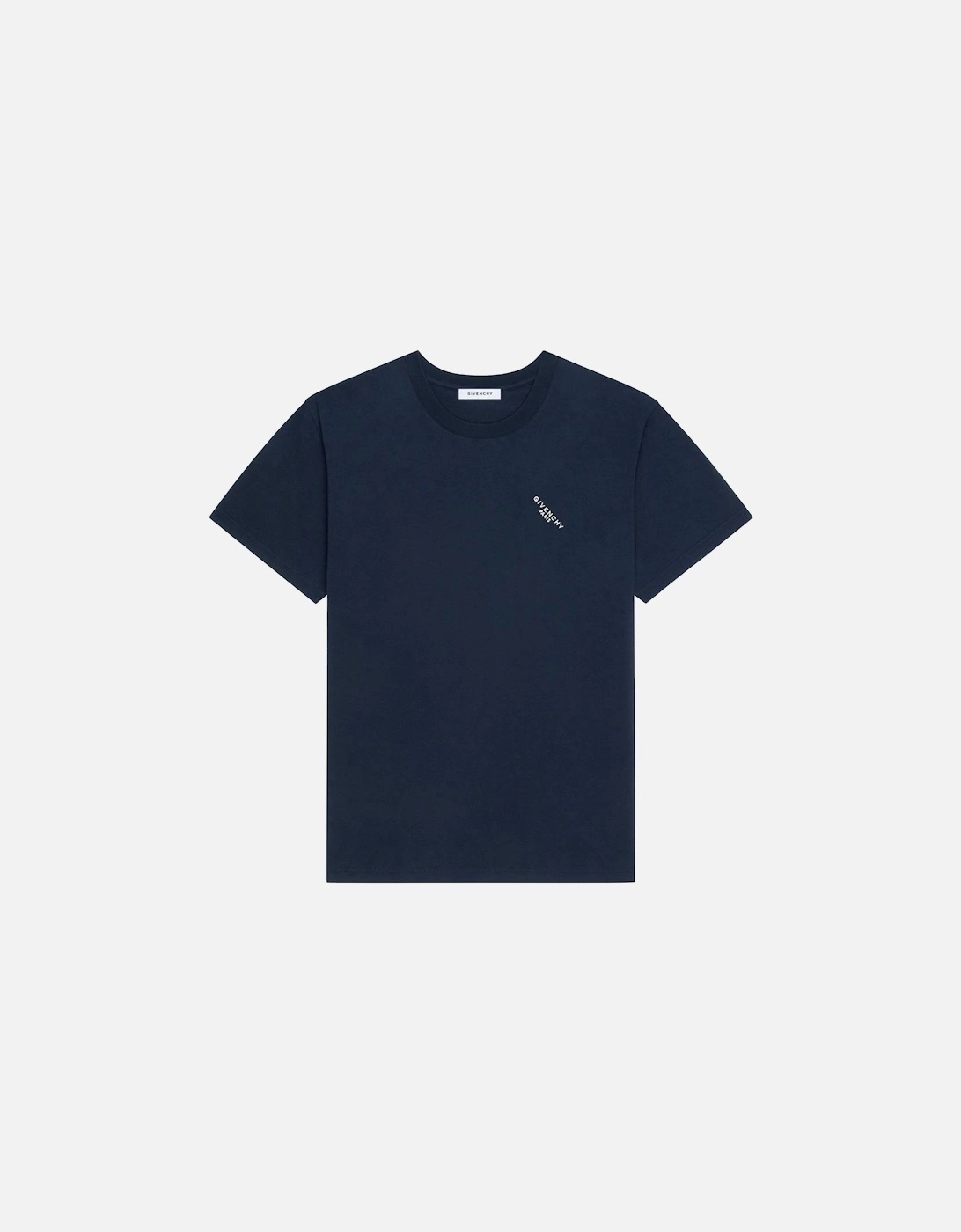 Shadow Print T-Shirt in Navy, 4 of 3