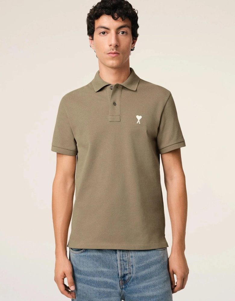 'Ami De Coeur' Polo Shirt in Green