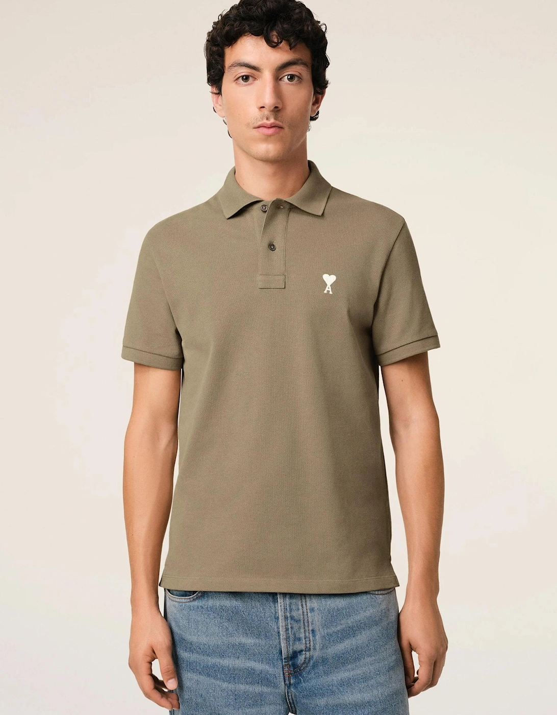 'Ami De Coeur' Polo Shirt in Green