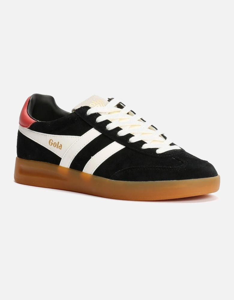 Cyclone Suede Women's Black/Off White/Coral Trainers