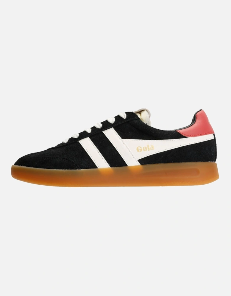 Cyclone Suede Women's Black/Off White/Coral Trainers
