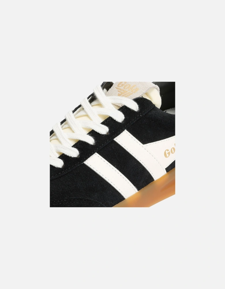 Cyclone Suede Women's Black/Off White/Coral Trainers