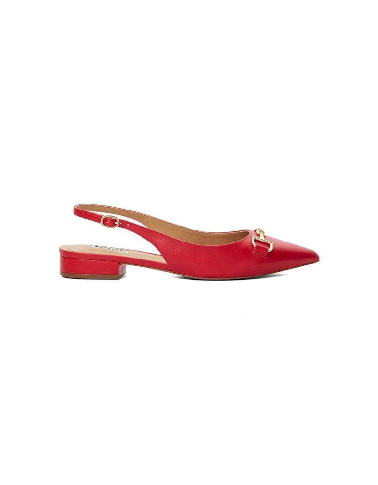 'Hopeful' Leather Ballet Pumps