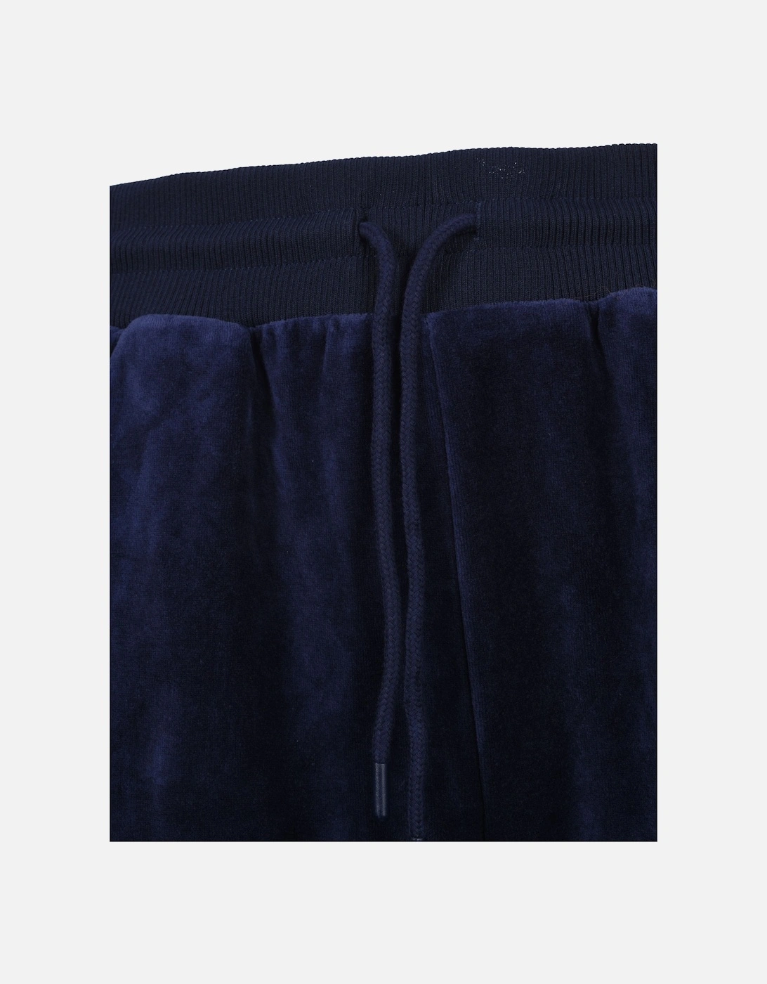 Court Velour Track Pants Maritime Blue/Gardenia