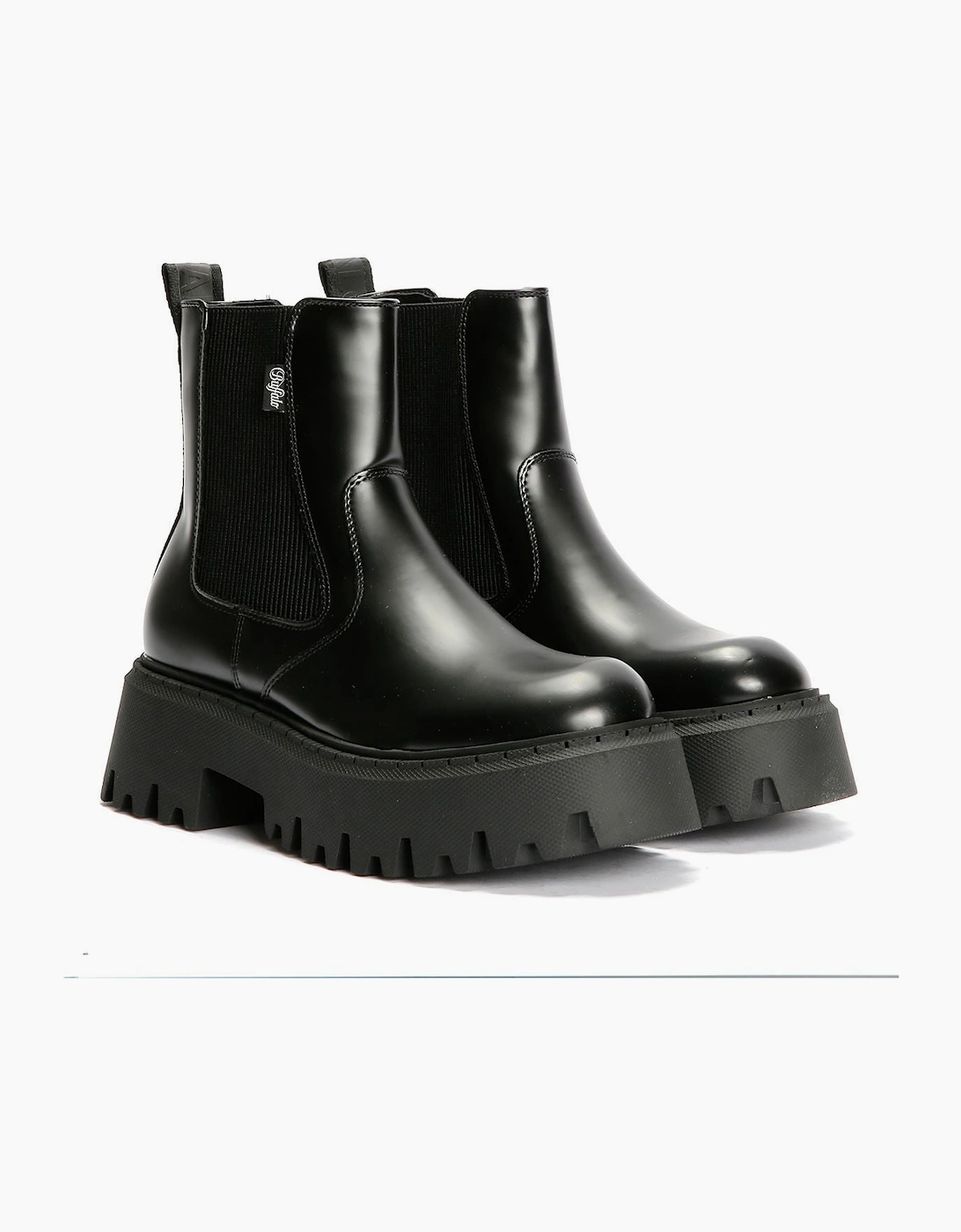 Buffalo Women's Black Aspen Chelsea Boots - Size: 6.5