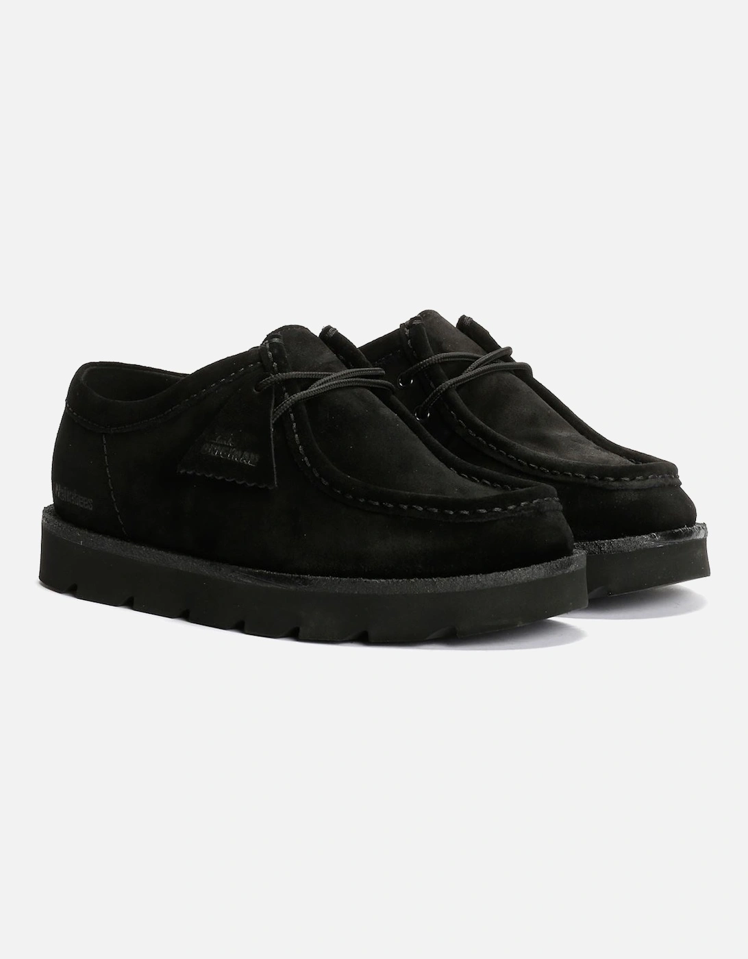 Originals Meare Wallabee Suede Men's Black Lace-Up Shoes, 9 of 8