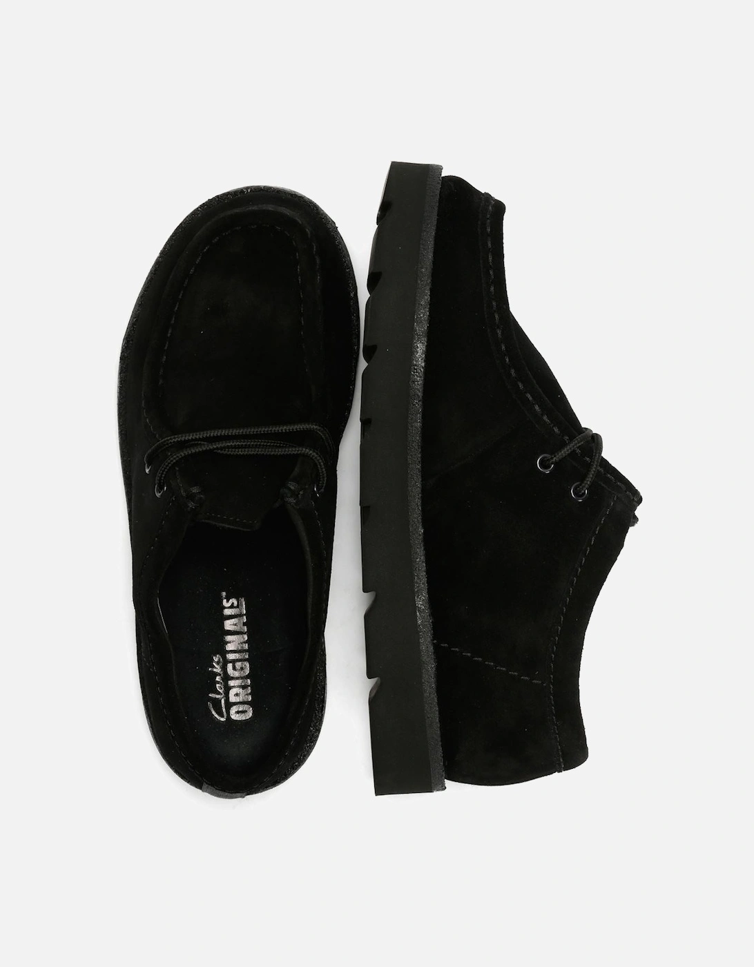 Originals Meare Wallabee Suede Men's Black Lace-Up Shoes