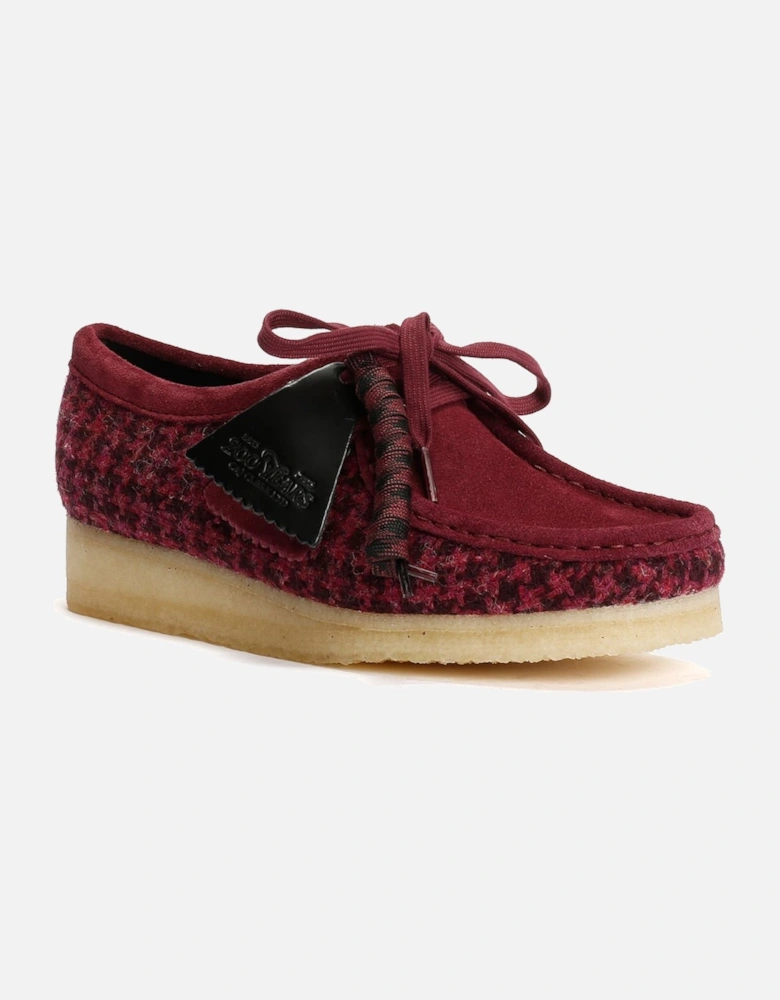 Originals Wallabee Harris Tweed Women's Purple Shoes