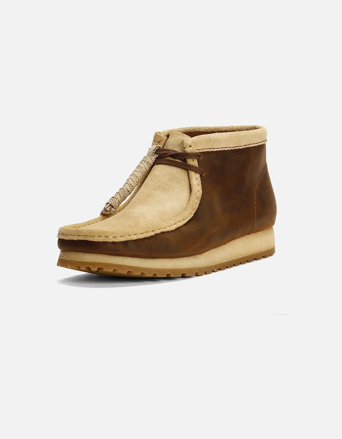 Originals Wallabee RB Combi Leather Men's Beeswax Brown Boots