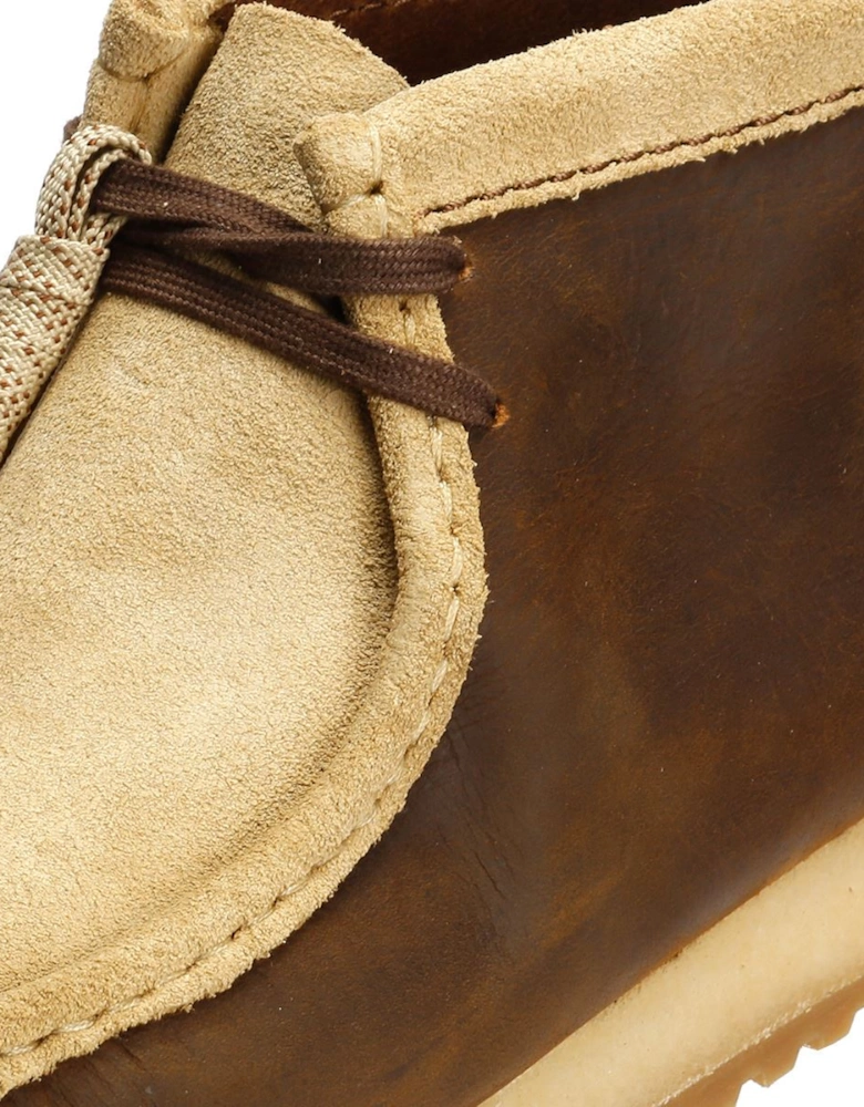 Originals Wallabee RB Combi Leather Men's Beeswax Brown Boots