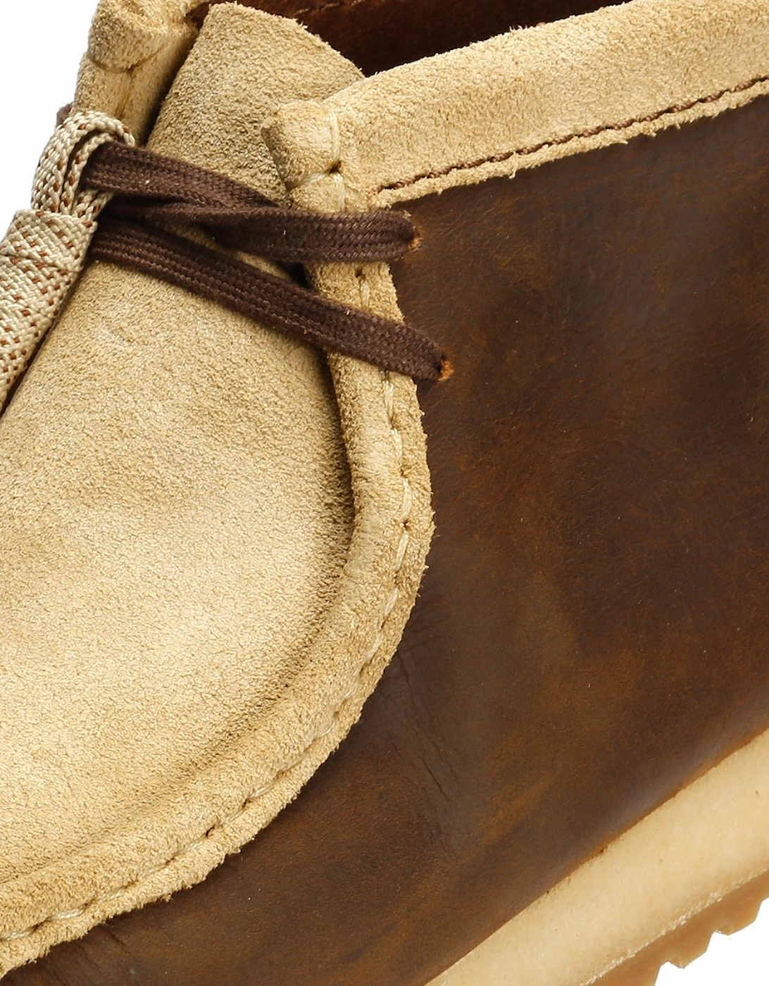 Originals Wallabee RB Combi Leather Men's Beeswax Brown Boots