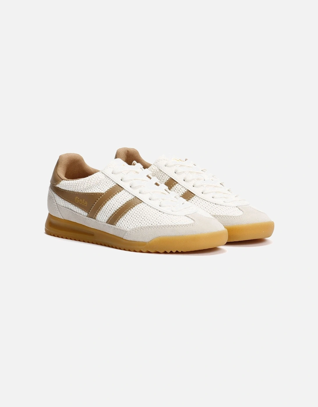 Tornado Zephyr Women's Off White/Light Caramel Trainers, 9 of 8