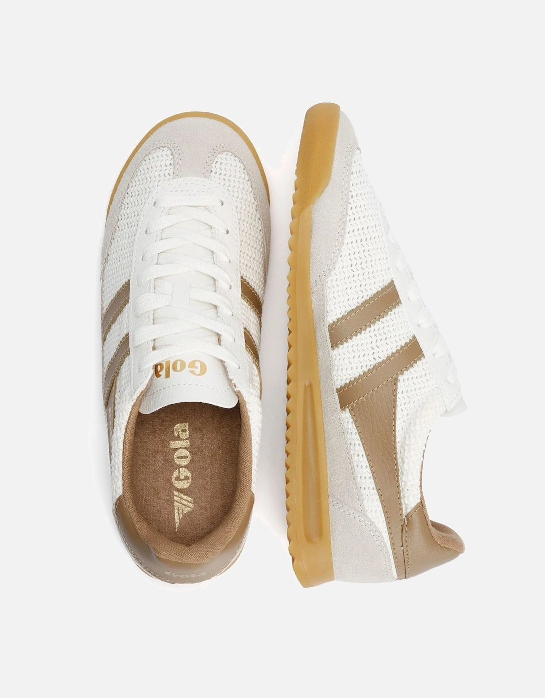 Tornado Zephyr Women's Off White/Light Caramel Trainers