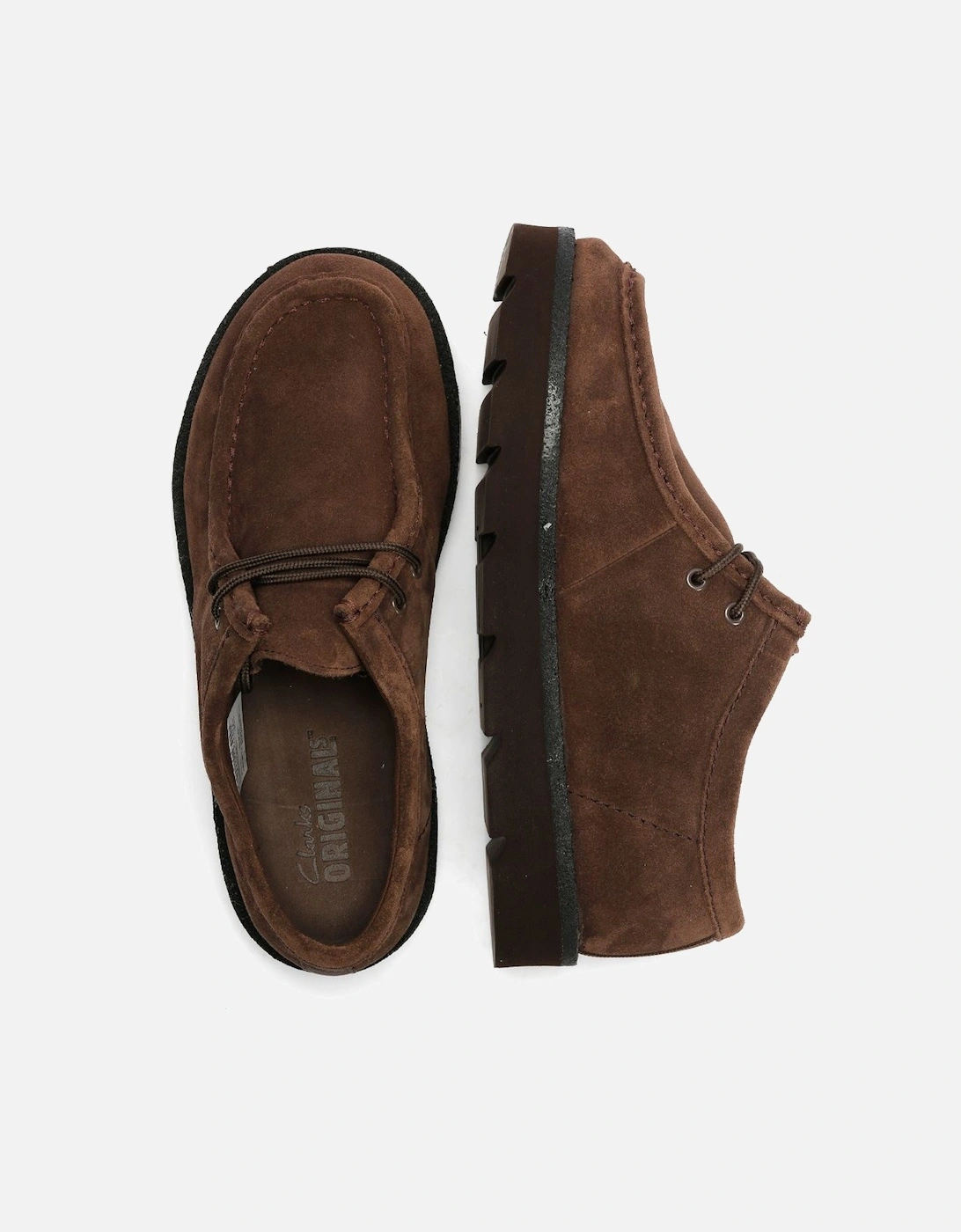 Originals Meare Wallabee Suede Men's Dark Brown Lace-Up Shoes