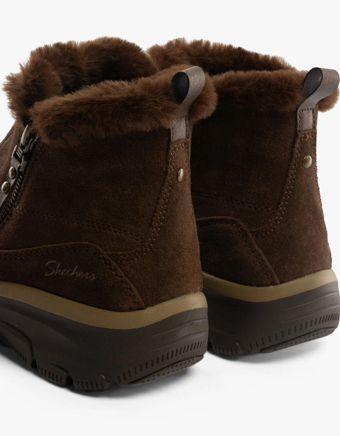 167862/CHOC EASY GOING - COOL ZIP Womens Boots Chocolate