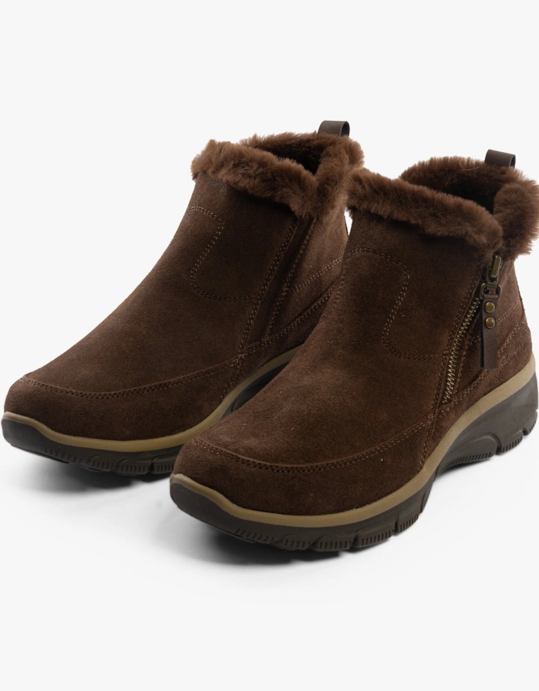167862/CHOC EASY GOING - COOL ZIP Womens Boots Chocolate