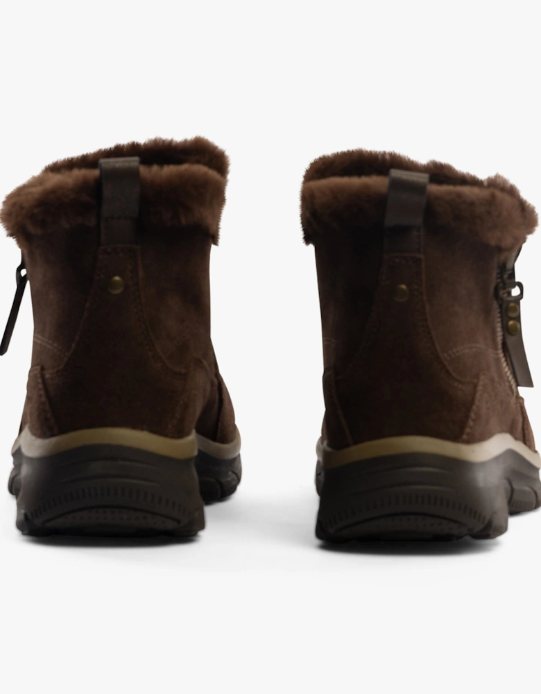 167862/CHOC EASY GOING - COOL ZIP Womens Boots Chocolate
