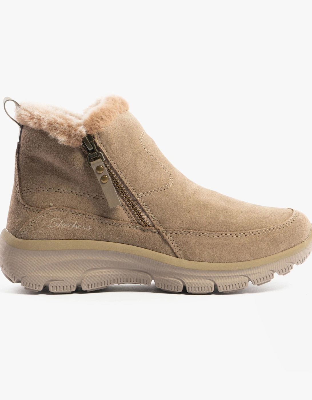167862/TPE EASY GOING - COOL ZIP Womens Boots Taupe, 7 of 6