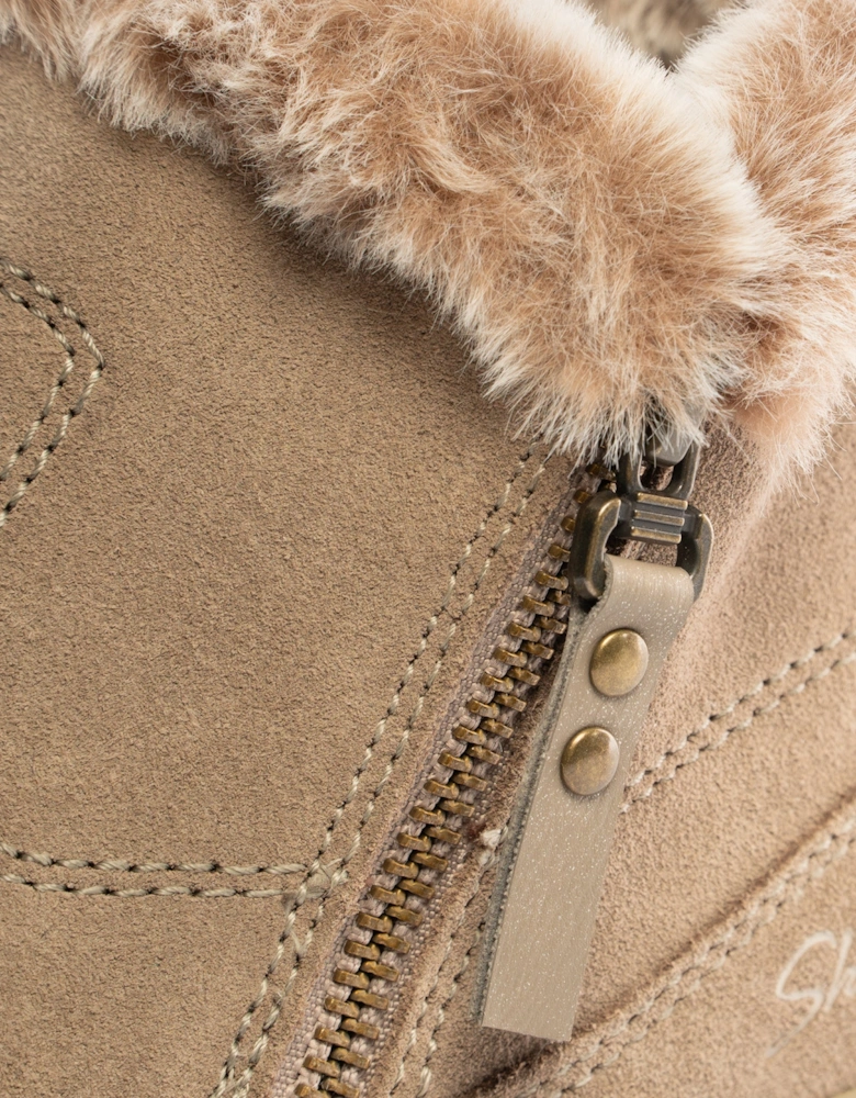 167862/TPE EASY GOING - COOL ZIP Womens Boots Taupe