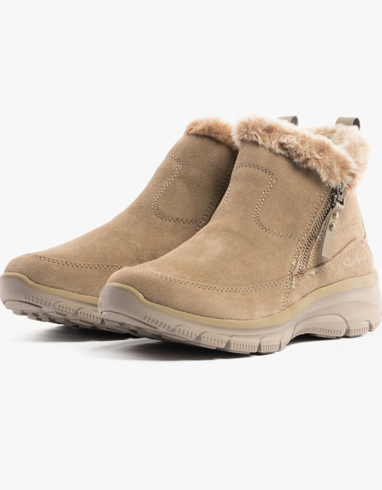 167862/TPE EASY GOING - COOL ZIP Womens Boots Taupe