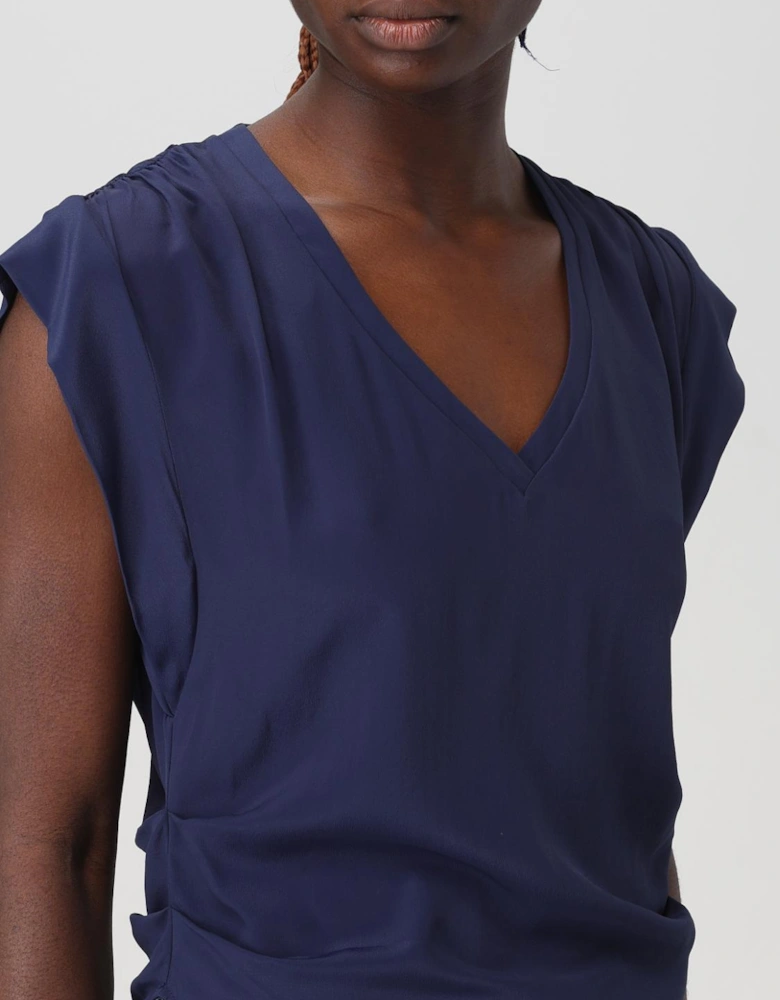 VNeck Silk Top