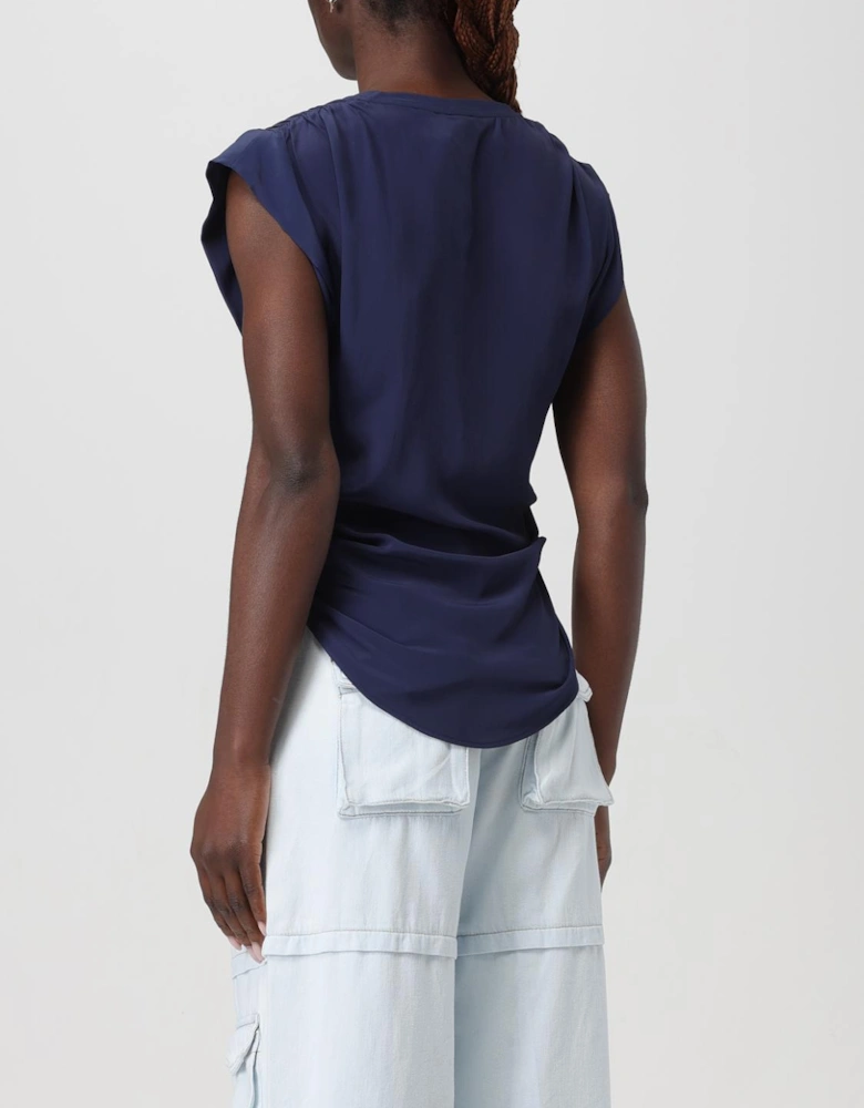 VNeck Silk Top