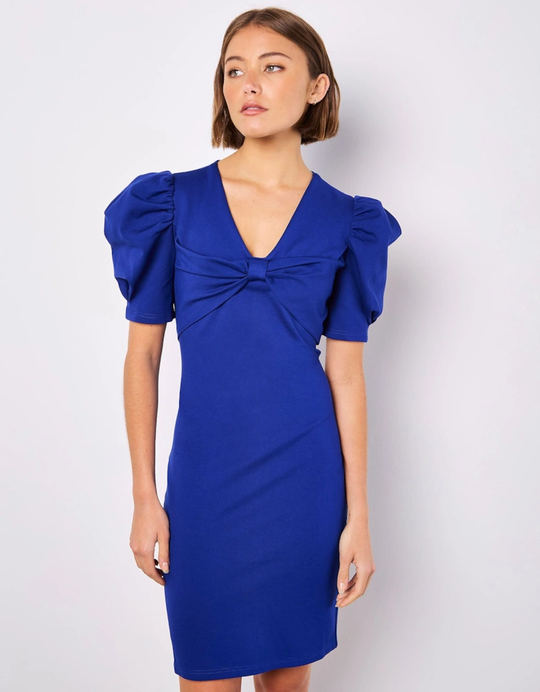 Bow Bodycon Mini Dress