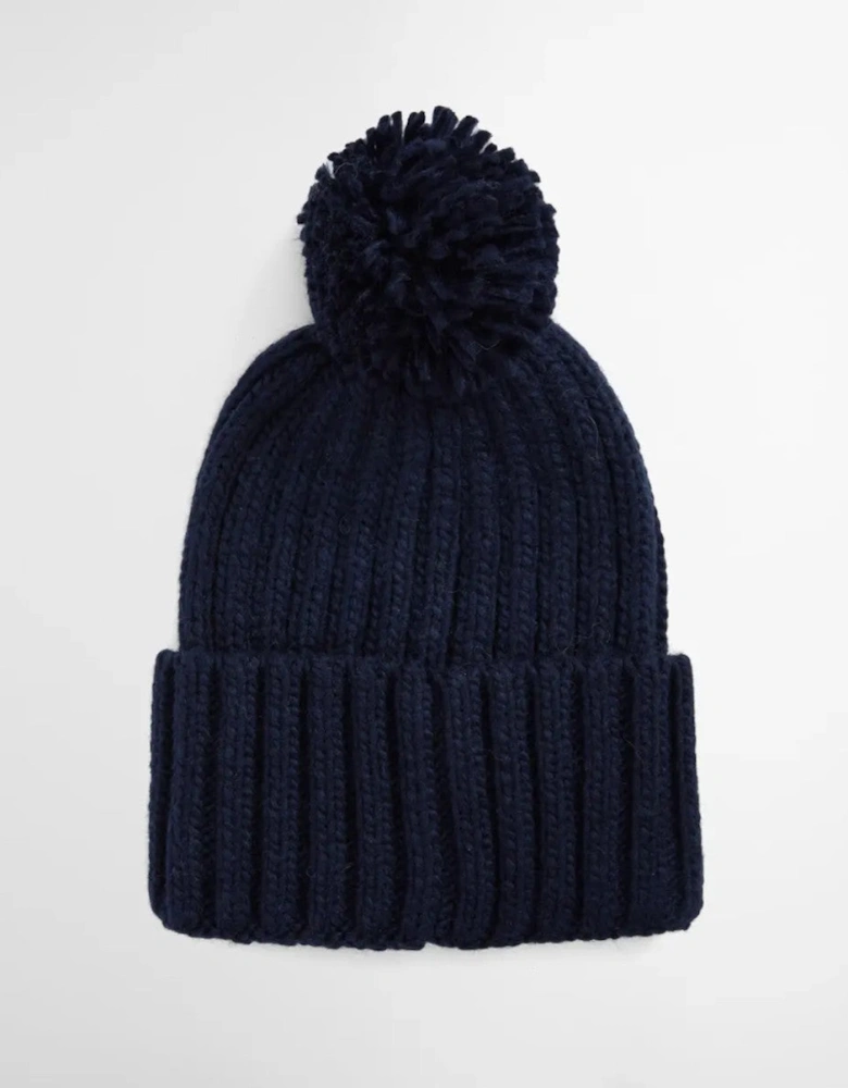Kelson Pom Beanie Hat NY71 Navy