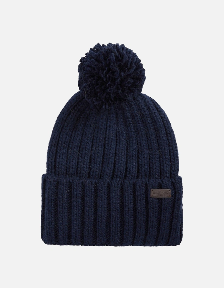 Kelson Pom Beanie Hat NY71 Navy