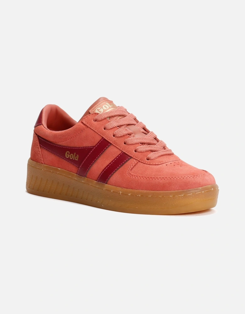 Grandslam Suede Women's Clay/Cerise Trainers