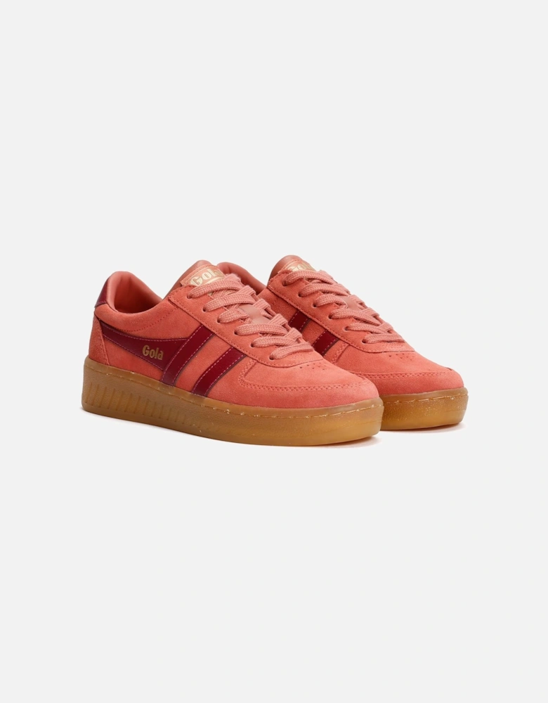 Grandslam Suede Women's Clay/Cerise Trainers