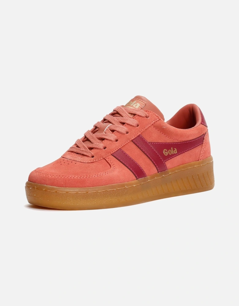 Grandslam Suede Women's Clay/Cerise Trainers