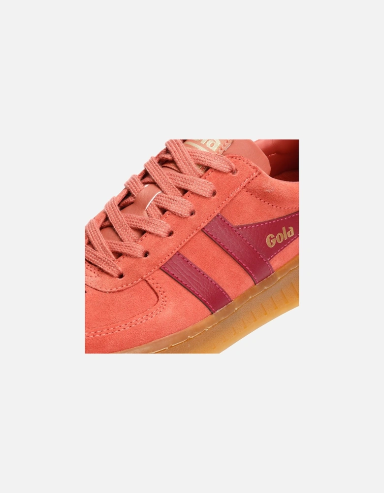 Grandslam Suede Women's Clay/Cerise Trainers