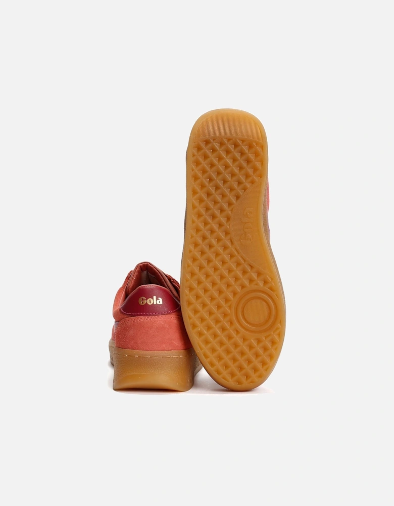 Grandslam Suede Women's Clay/Cerise Trainers