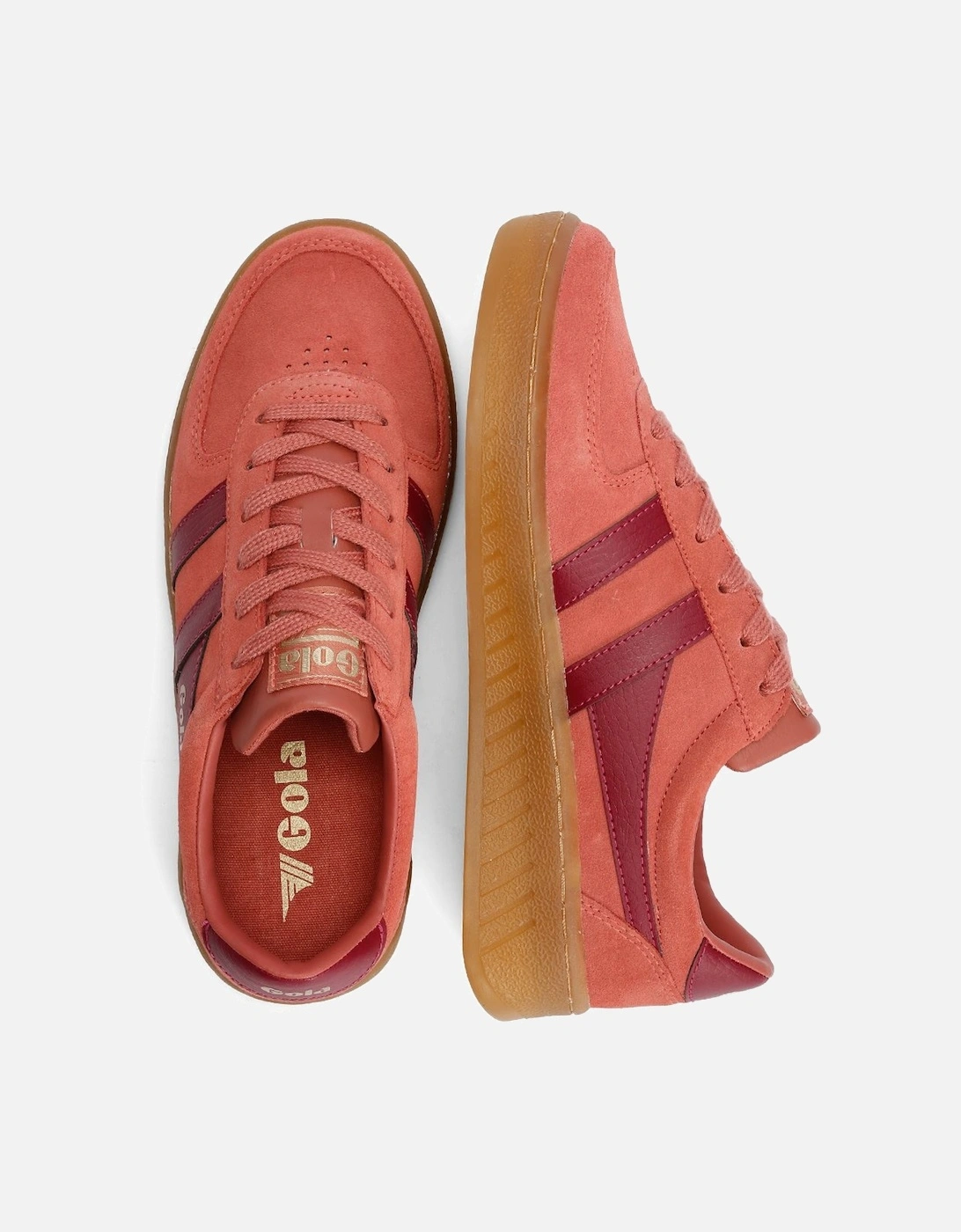 Grandslam Suede Women's Clay/Cerise Trainers