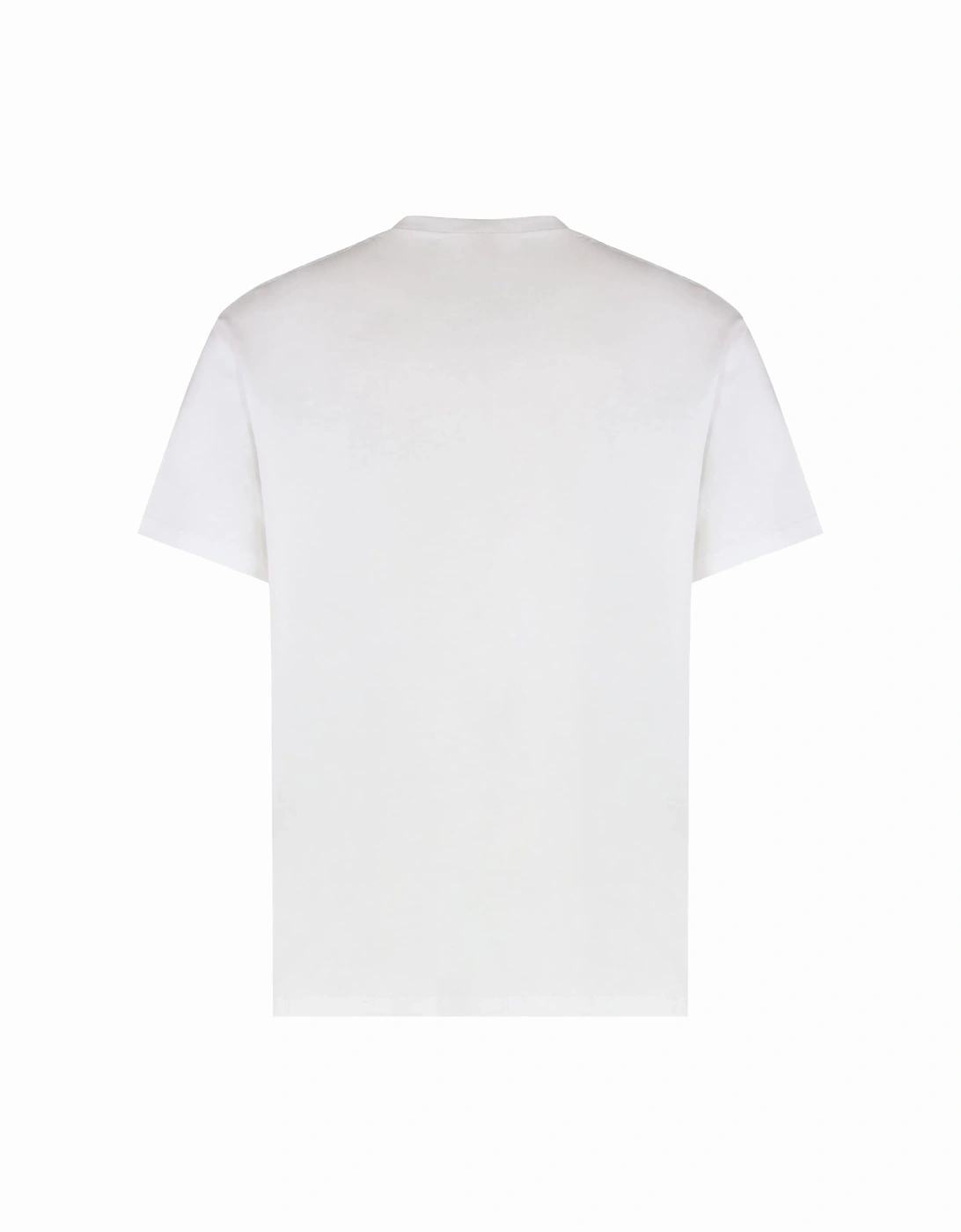 Flocked Logo T-Shirt in White
