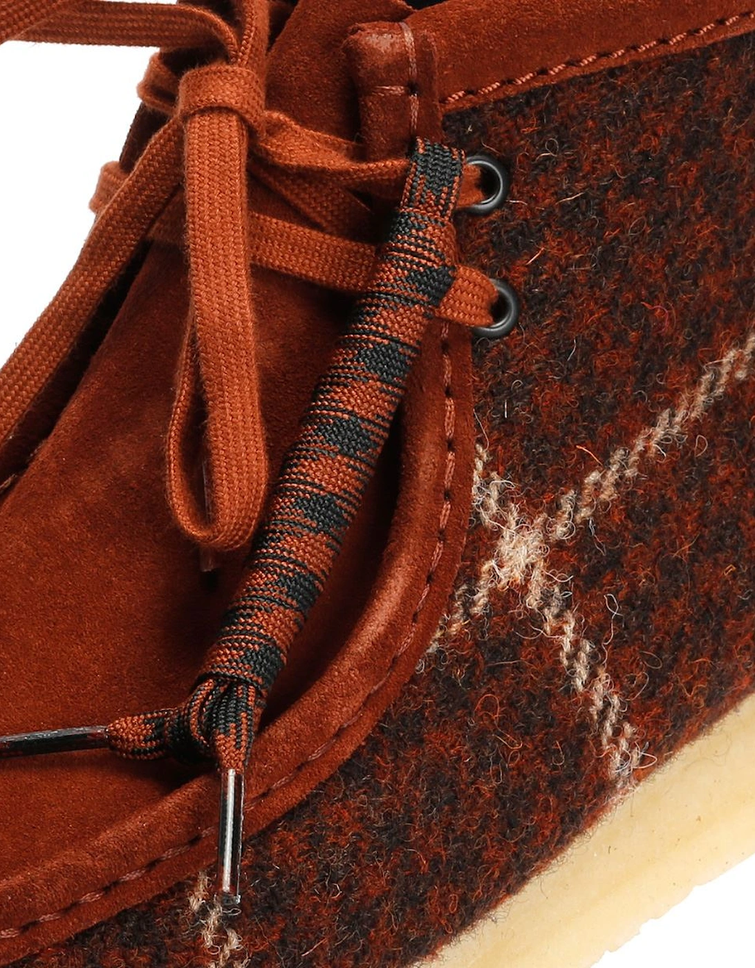 Originals Wallabee Harris Tweed Men's Rust Boots