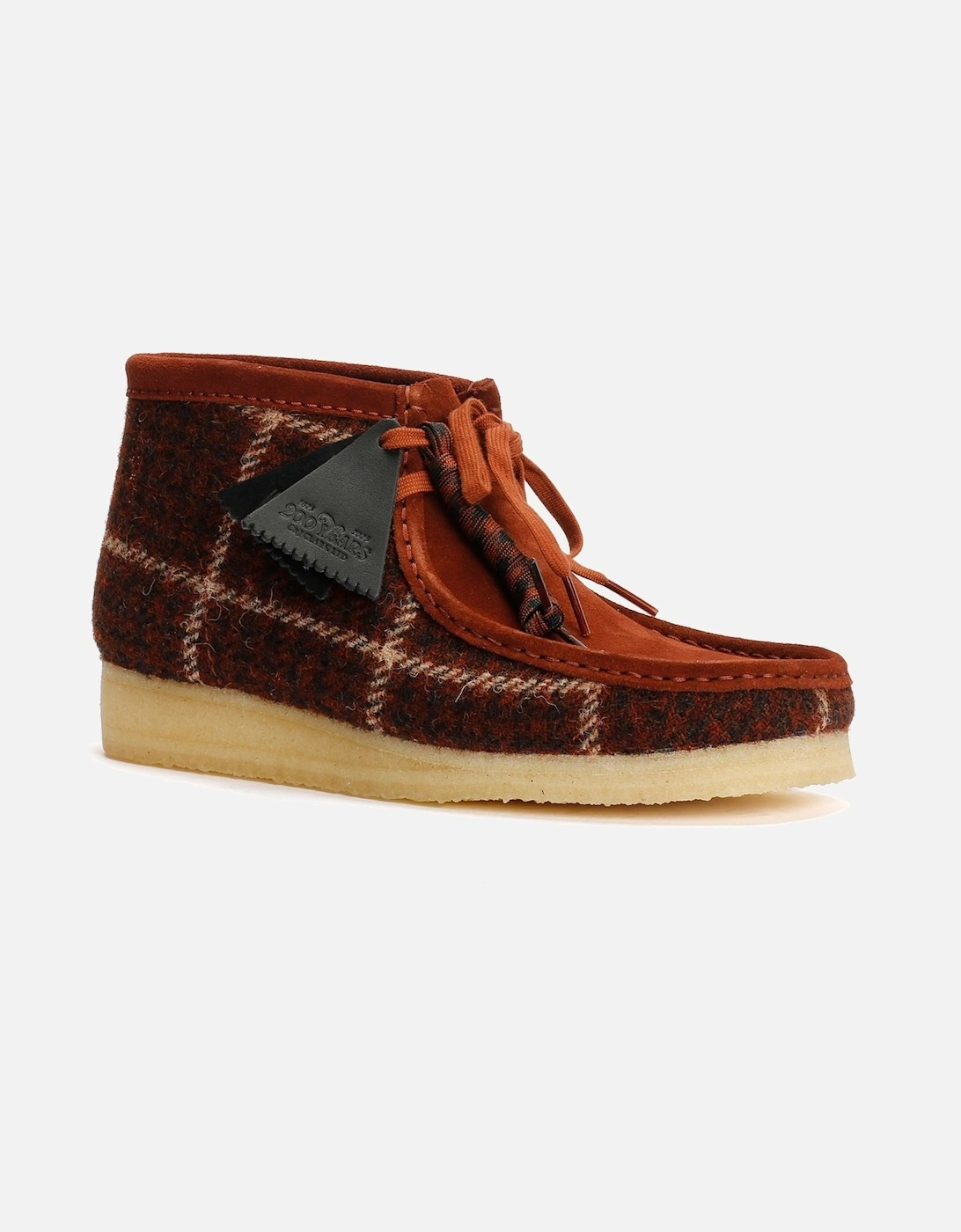 Originals Wallabee Harris Tweed Men's Rust Boots