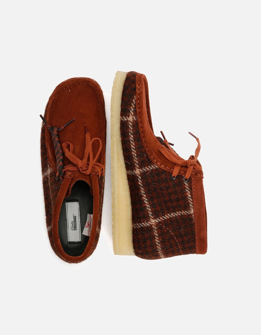 Originals Wallabee Harris Tweed Men's Rust Boots